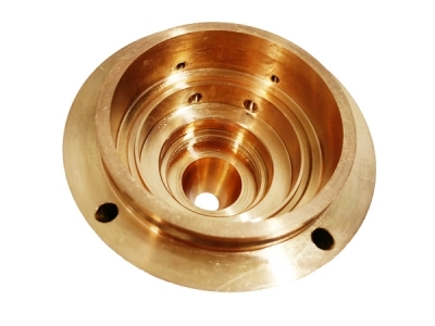 車銑複合，4軸5軸零件-T2紫銅_表麵鈍化_五軸